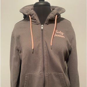 Ladies Harley Davidson full zip hoodie